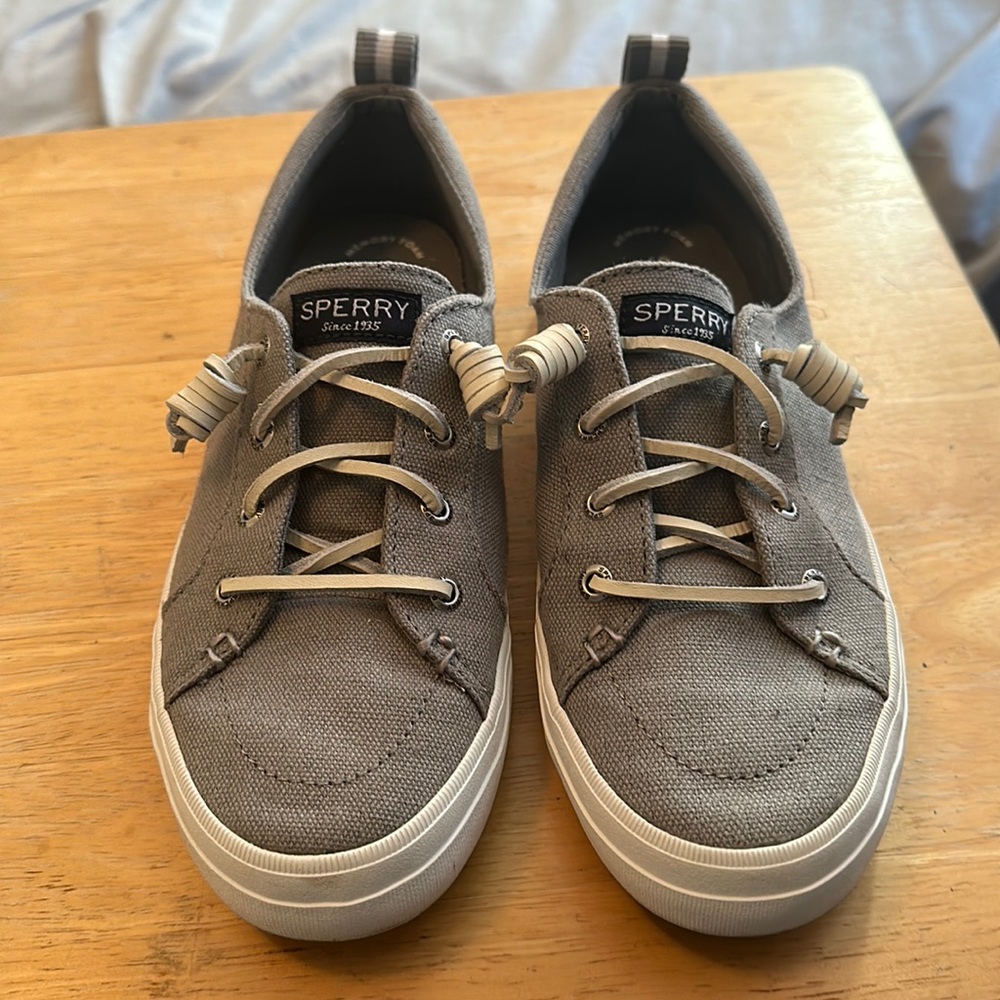 Sperry Gray Shoes Size 7 women.